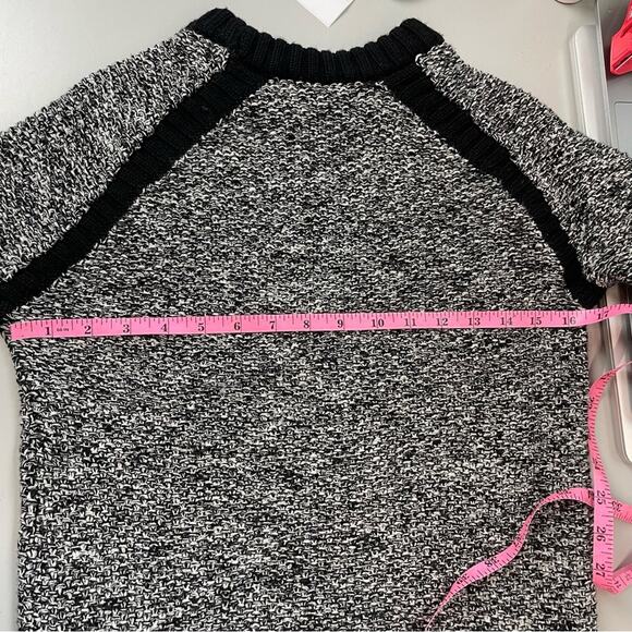 Lululemon Black White Marled Knit Crew Neck Sweater Tunic *XS/S - Picture 8 of 9